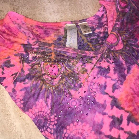 Beautiful Fresh Brewed Vibrant Pink Tee - Picture 2 of 4